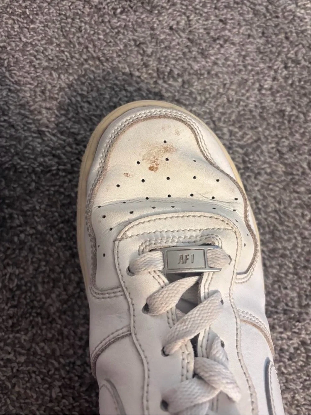 Nike White Low-Top Sneakers with Off-White Sole